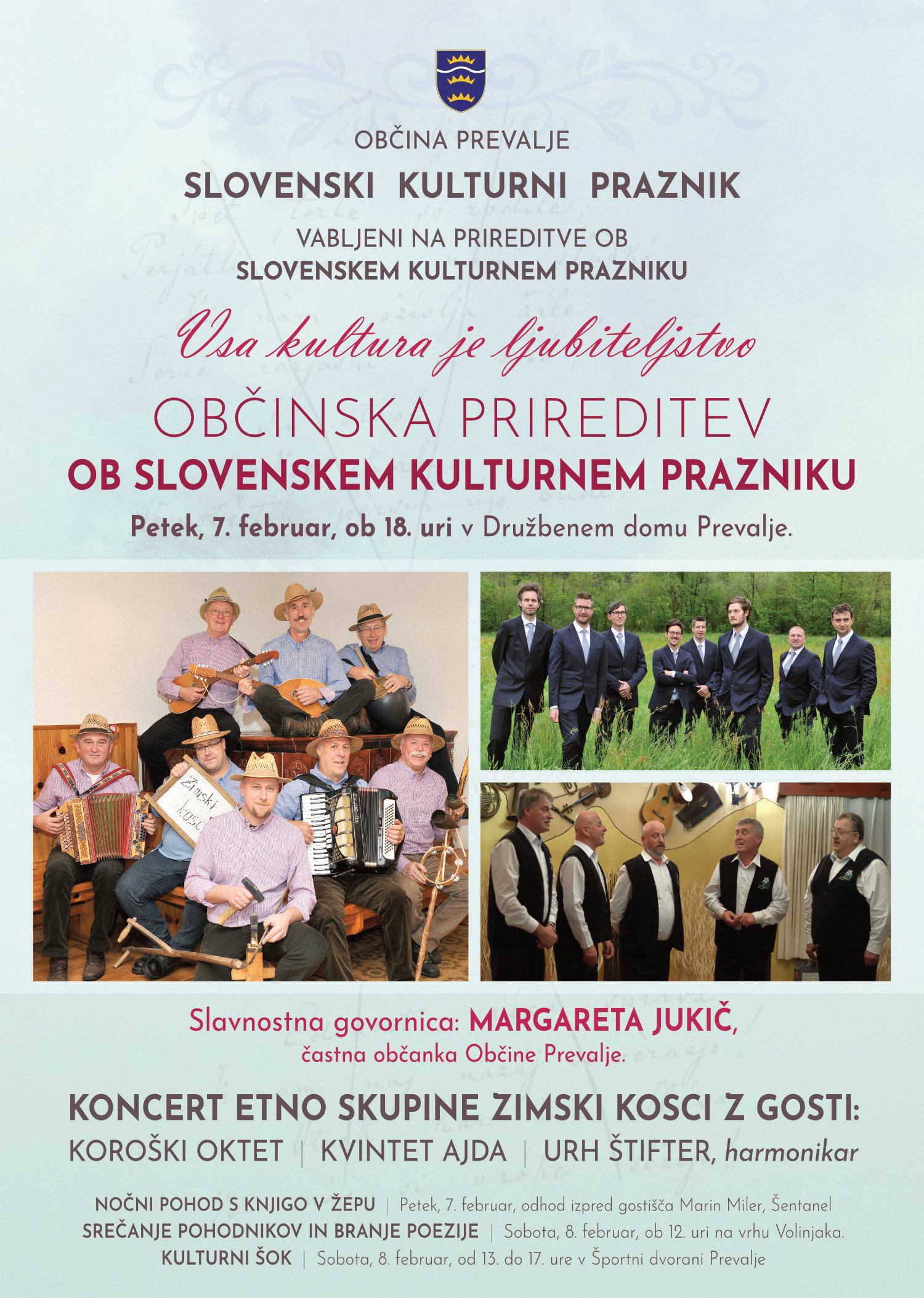 slovenski kulturni praznik prevalje 2020 plakat v3x m rgb