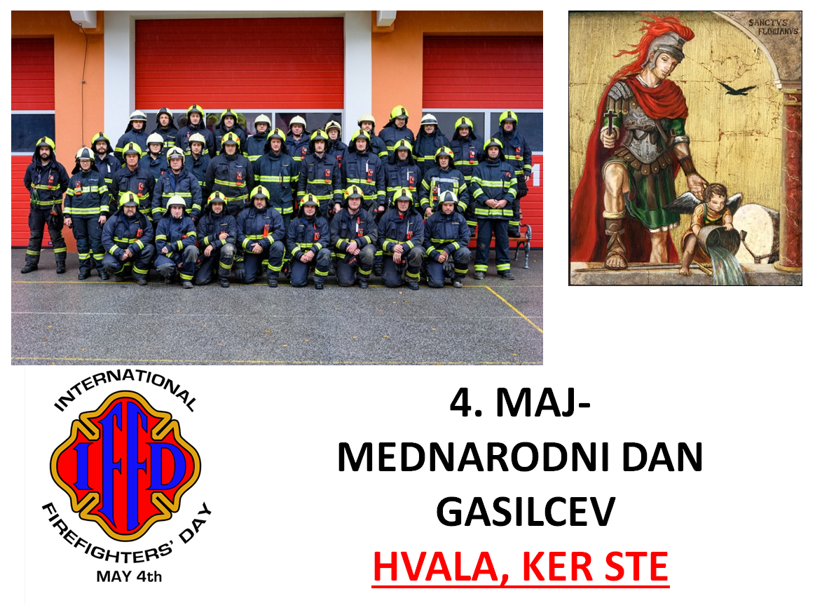 4. maj Mednarodni dan gasilcev