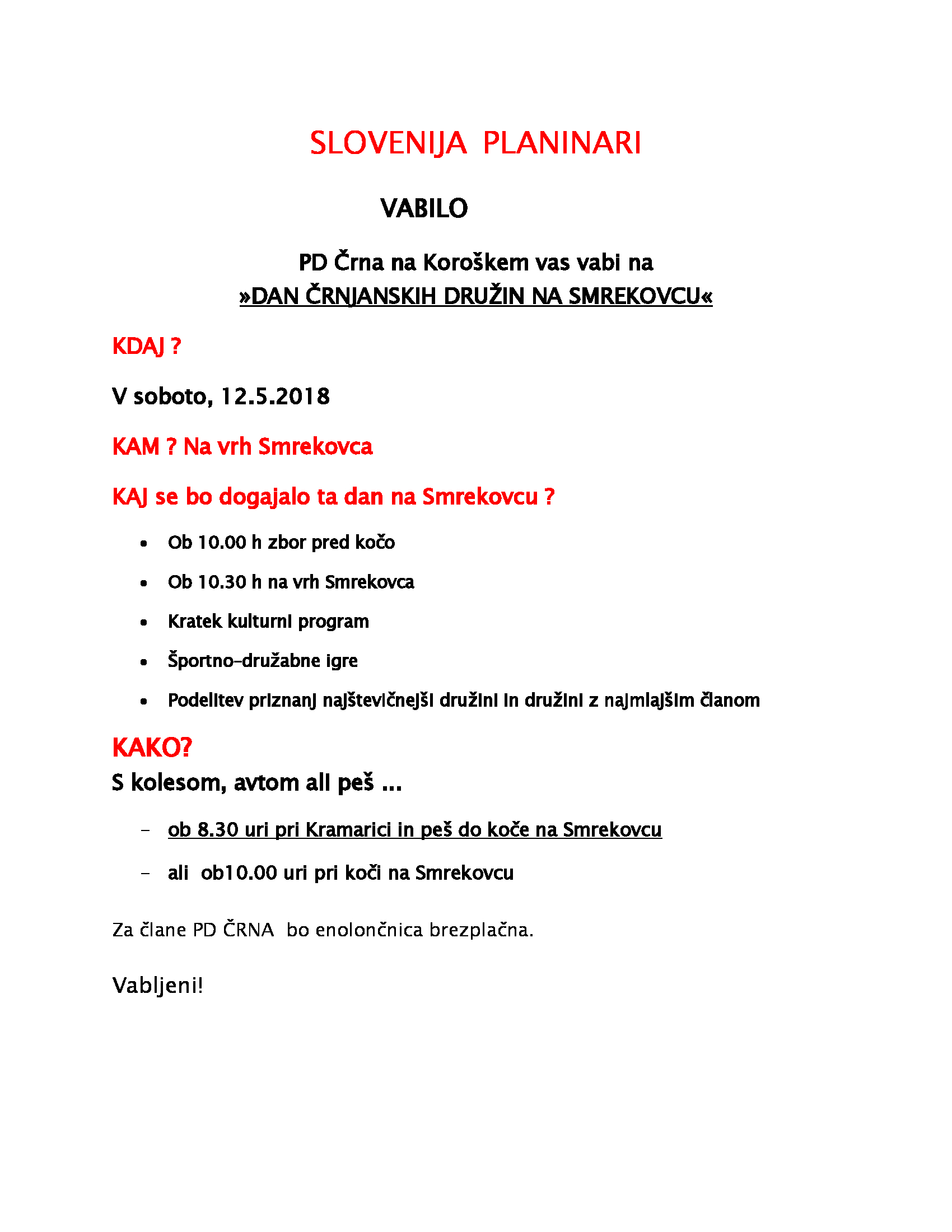 Dan družin Slovenija planinari 18