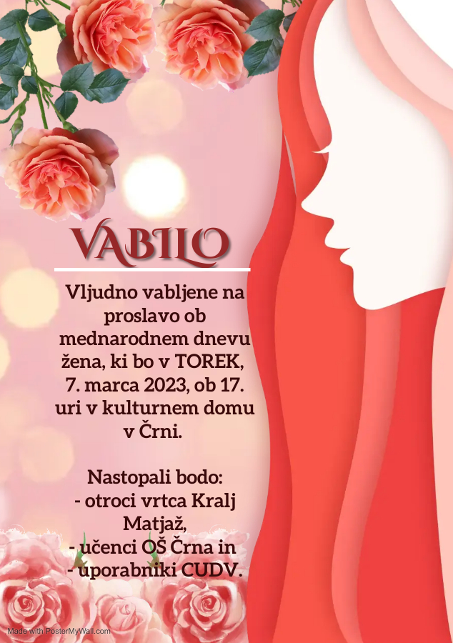 Dan žena vabilo 23 002