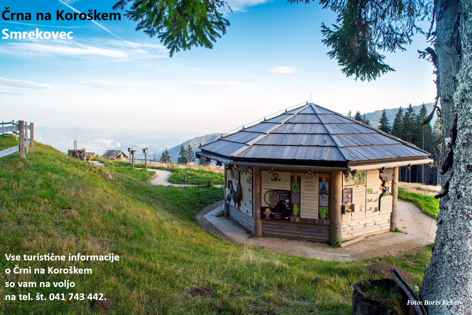 Geopark karavanke info točka Smrekovec avtor Boris Keber