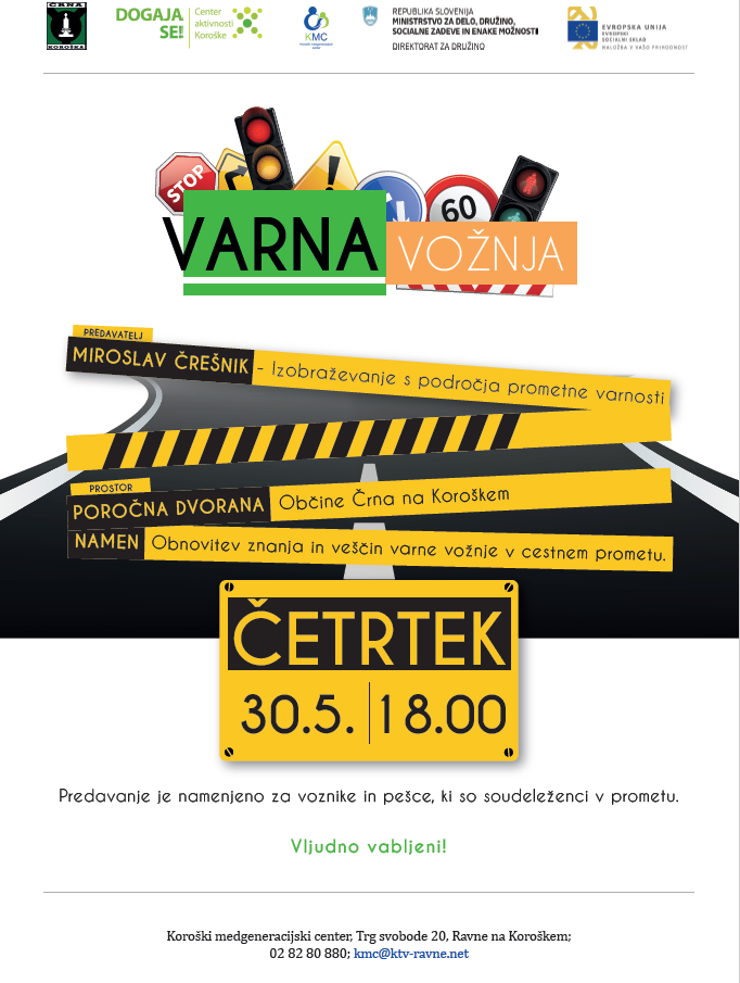 Izobraževanje s področja prometne varnosti