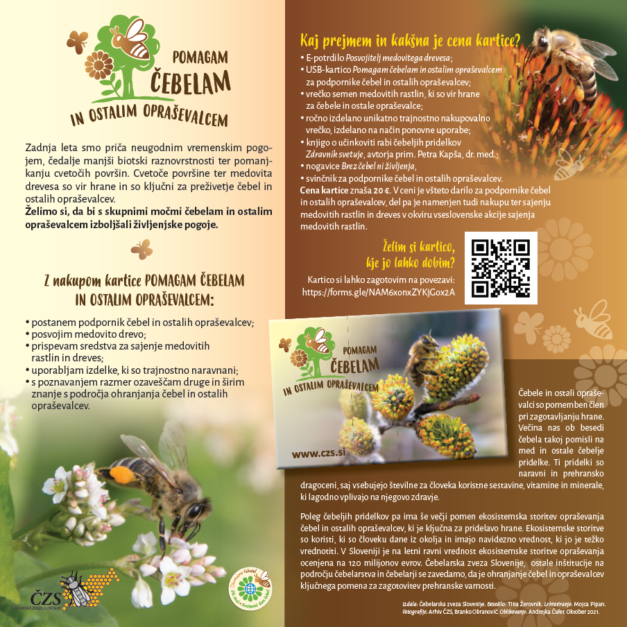 POMAGAM ČEBELAM