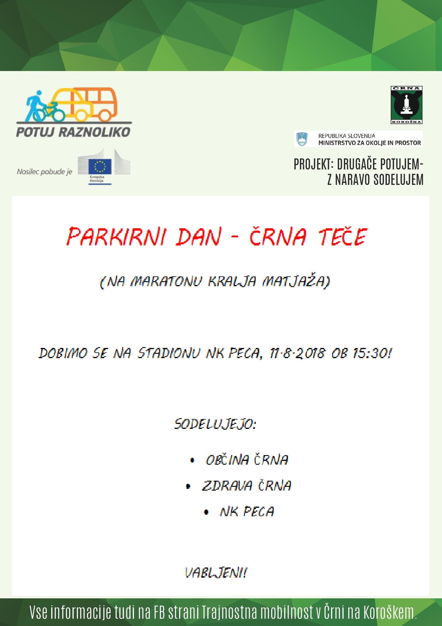 Parkirni dan Črna teče