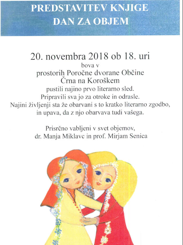 Predstavitev knjige Dan za objem