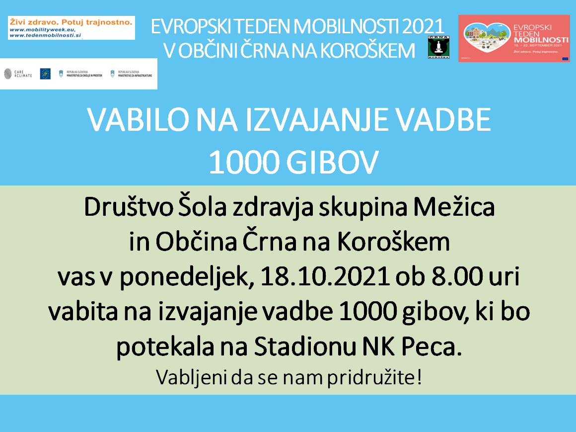 VABILO 1000 GIBOV
