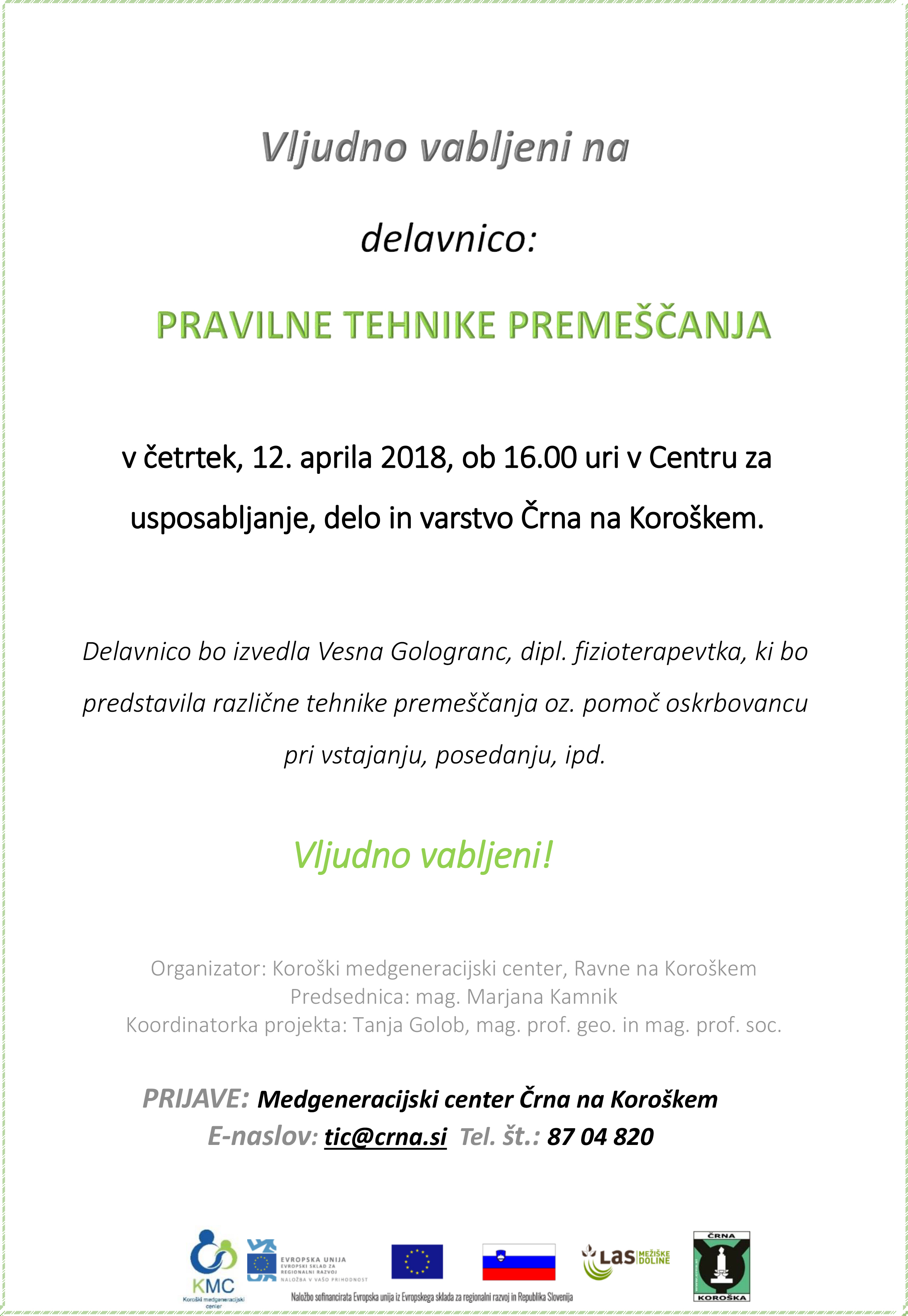 Vabilo delavnica 8