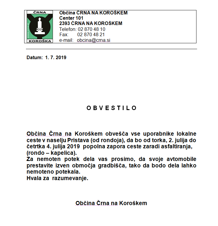 Zapora ceste