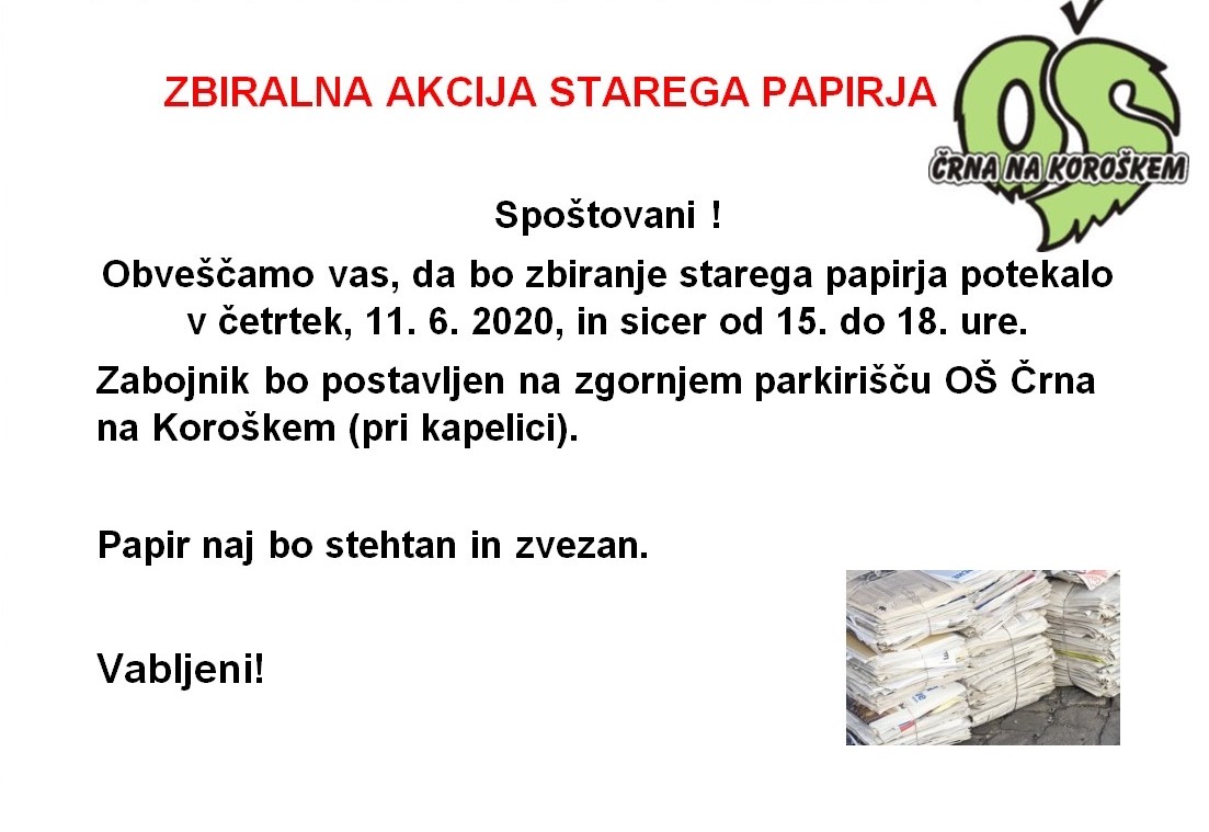 Zbiranje starega papirja 2020 copy