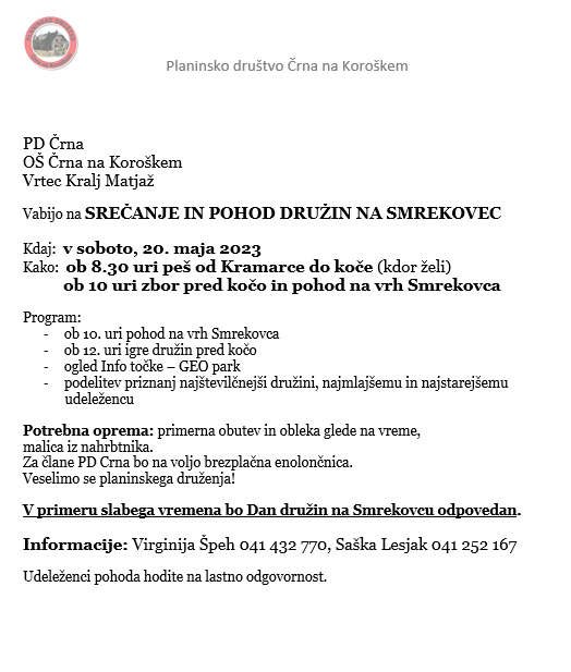 dan družin na smrekovcu