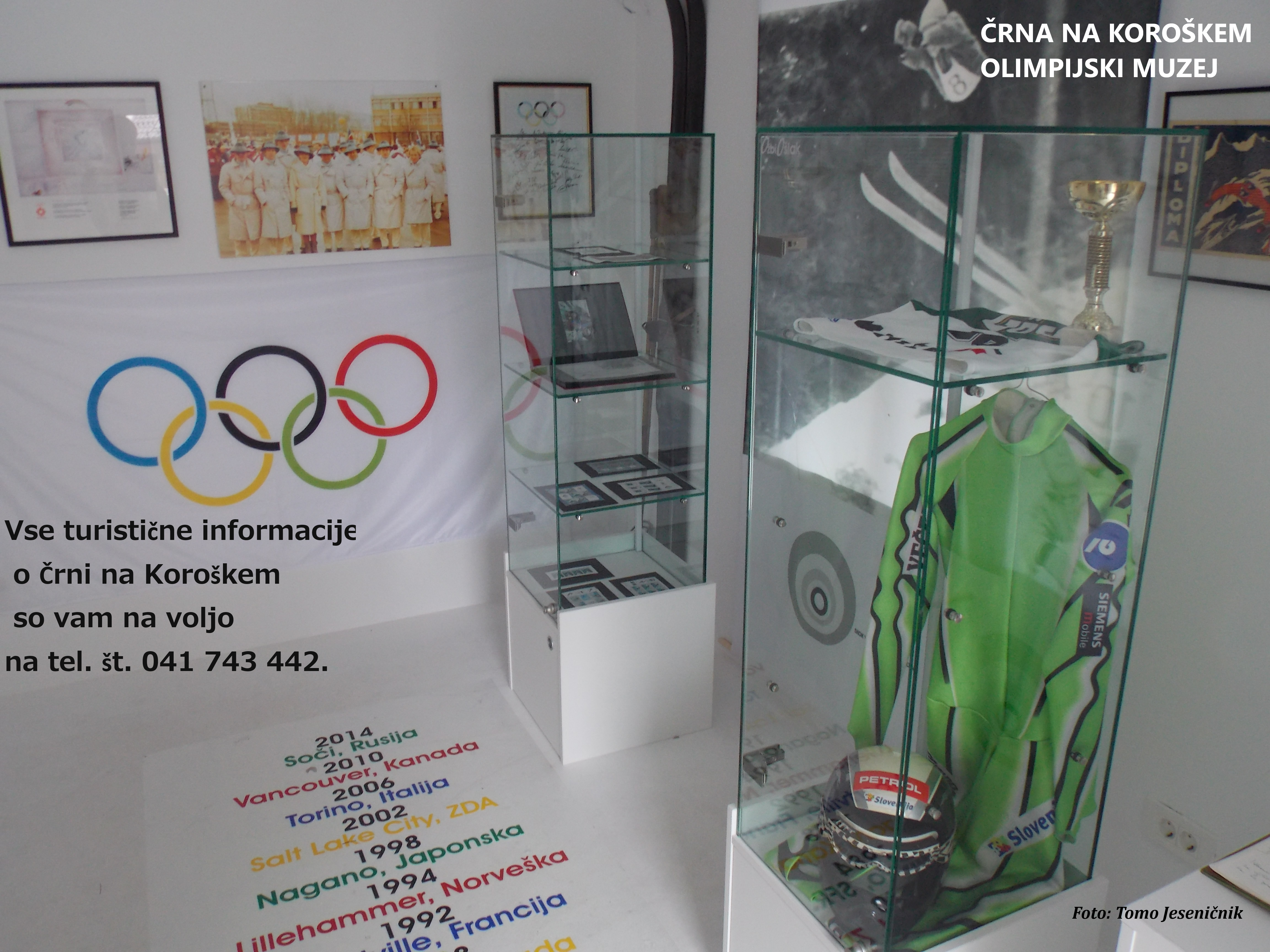 Črna center olimpijska zbirka avtor Tomo Jeseničnik
