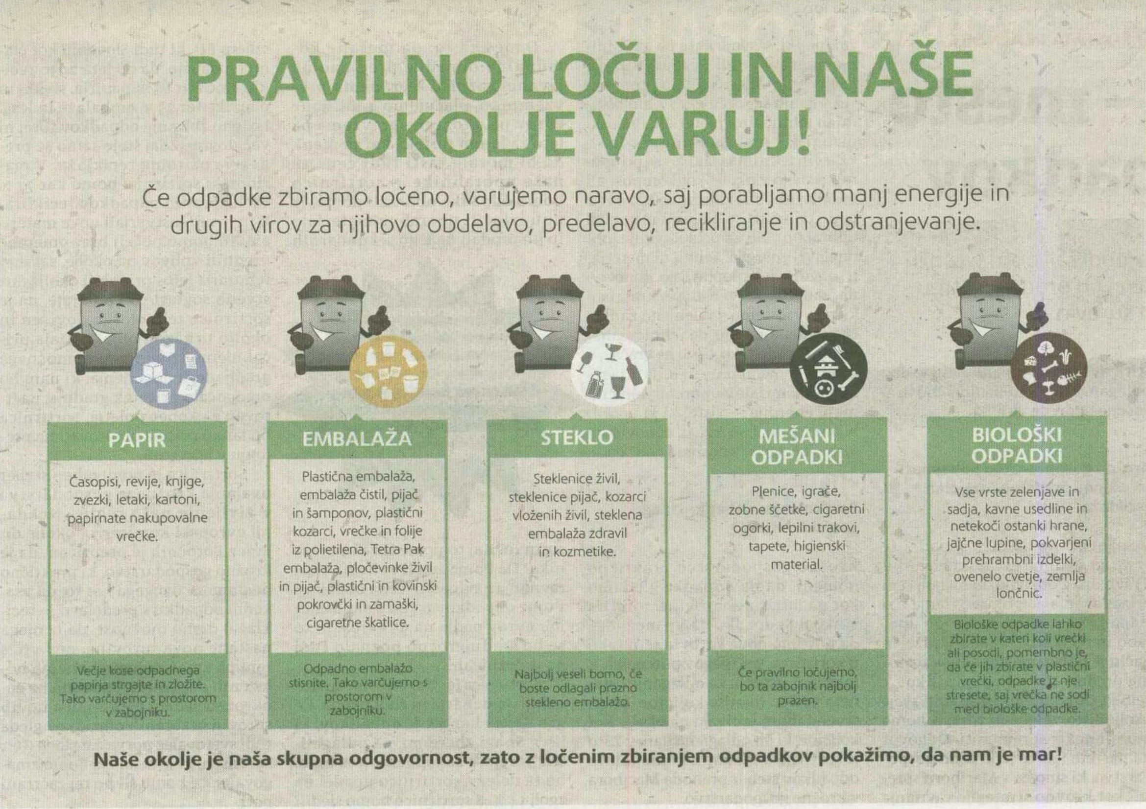 ločevanje odpadkov 1