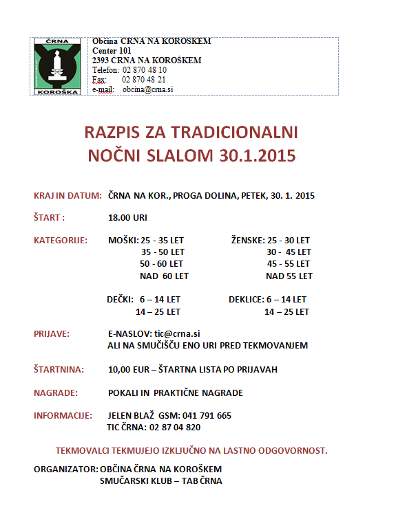 nočni slalom