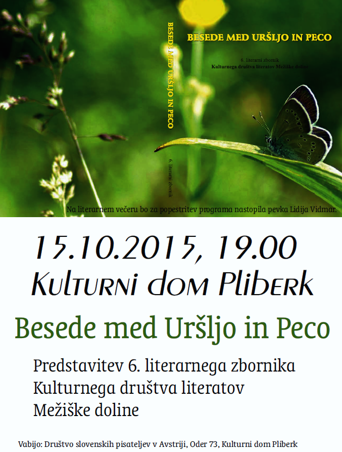 predstavitev literarnega zbornika