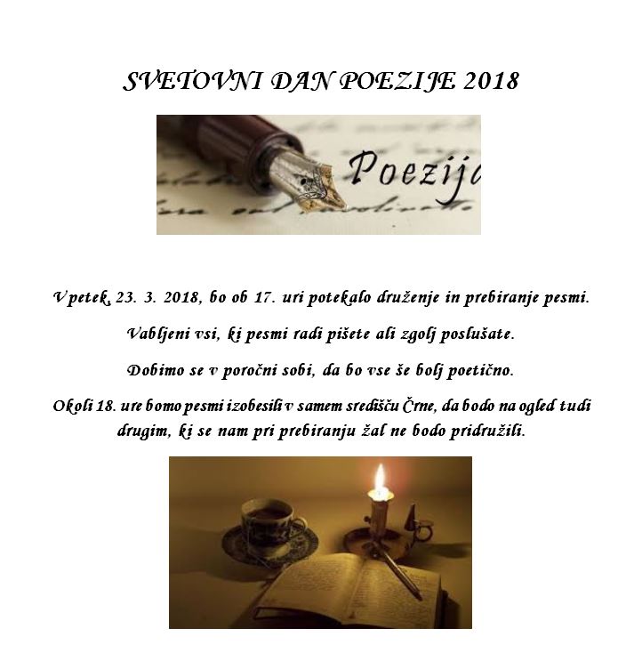 svetovni dan poezije
