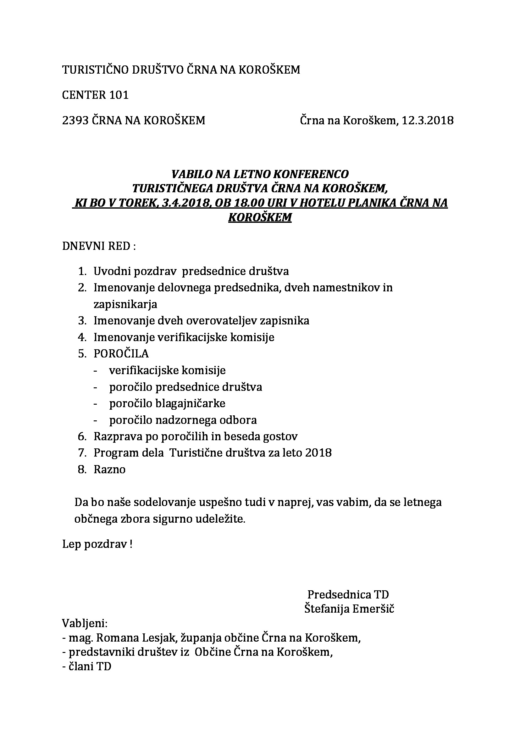 vabilo na letno konferenco 3.4.2018