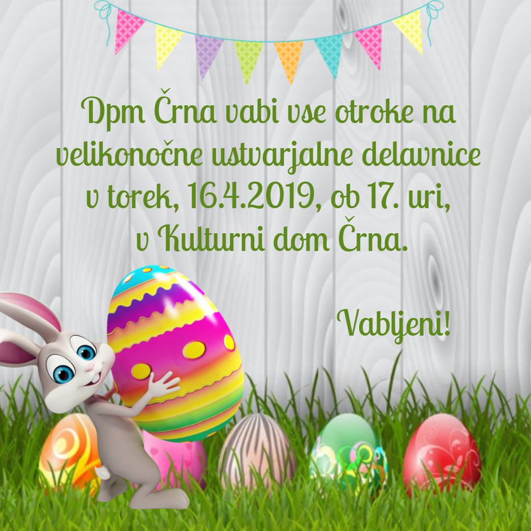 velikonočne delavnice vabilo